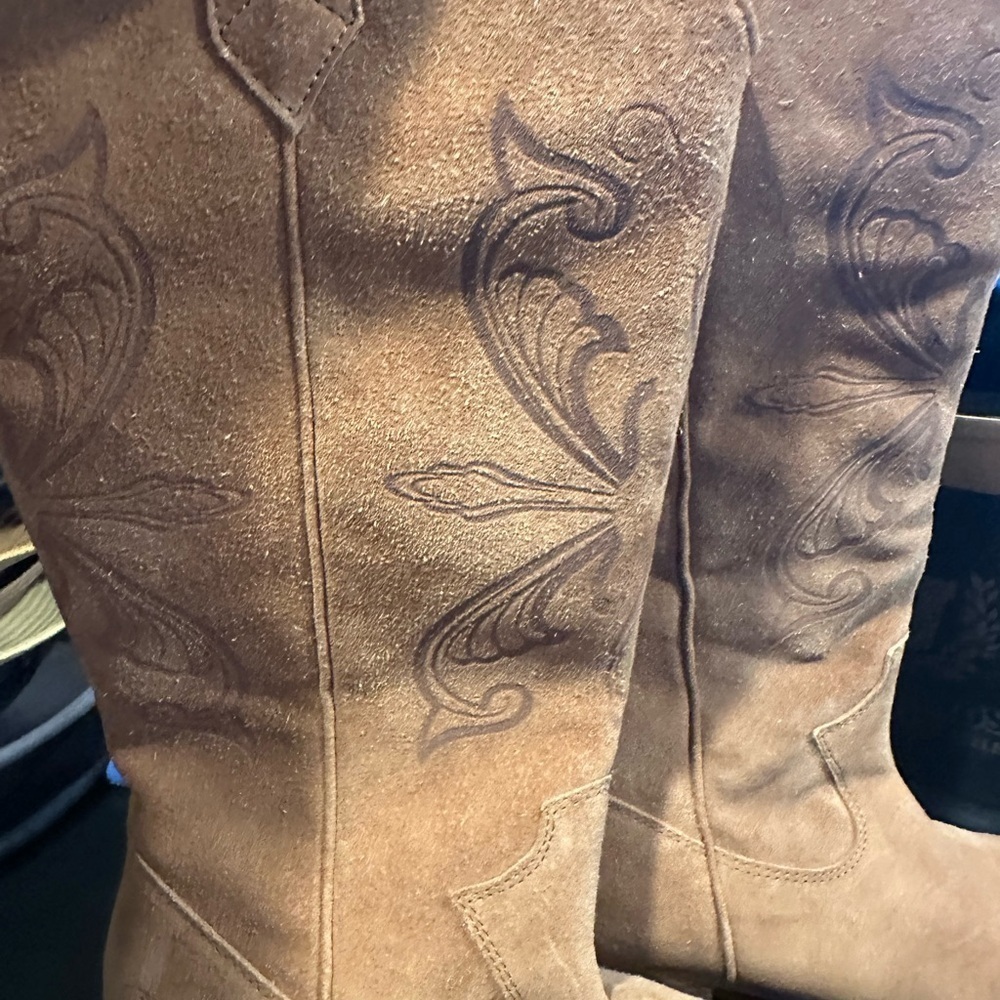 Urban Outfitters Camel Heeled Boots - Picture 3 of 12